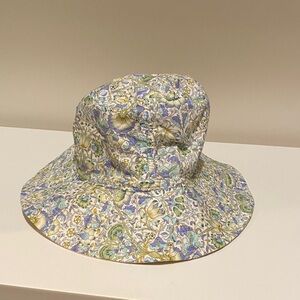J. Crew Liberty Floral Bucket Hat - Blue, Green, Yellow